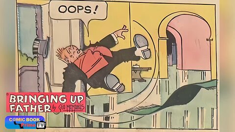 What to do in an accident, Bringing up father by George McManus Jiggs and Maggie #comics #funny