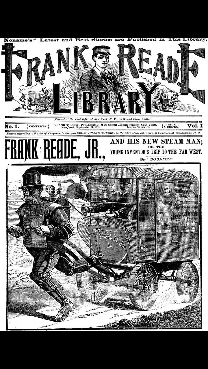 FRANK READE JUNIOR, AND HIS NEW STEAM MAN, By NONAME