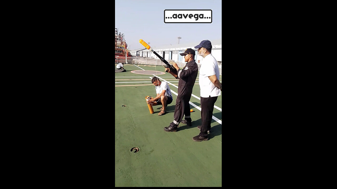 Pneumatic Line Thrower for water rescue application #aavega90m