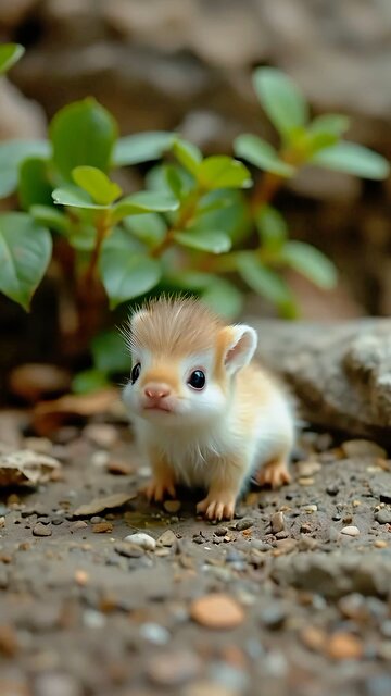 Tiny mini cute animal