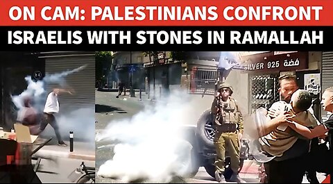 IDF Humiliated? Watch Palestinians CHASE OUT Israeli Troops After Raid On Ramallah In West Bank