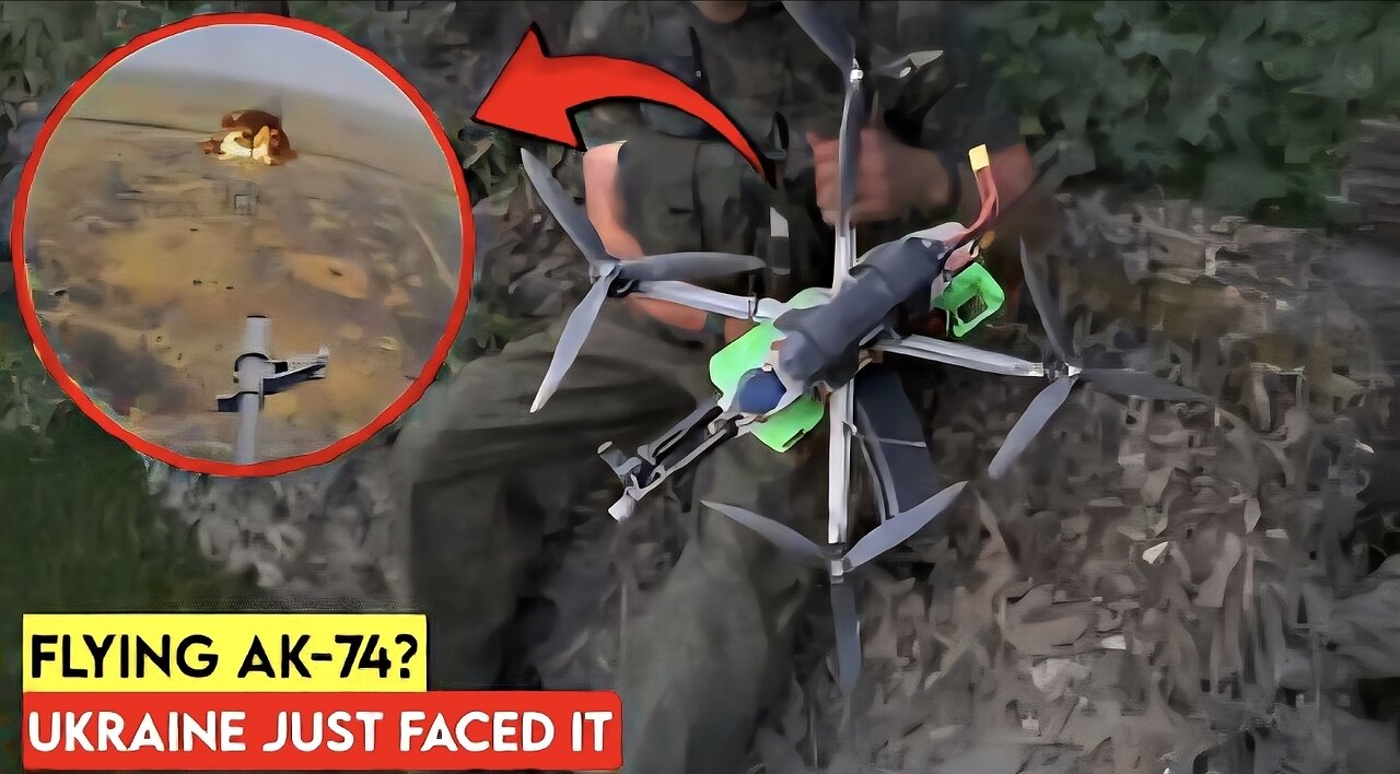 First Time in Combat! Russia’s Gun-Firing Drones Obliterate Ukrainian Positions—Watch the Impact!