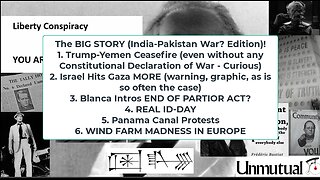 Liberty Conspiracy LIVE 5-7-25 India-Pakistan, Trump-Yemen, PATRIOT ACT END? Immigration!
