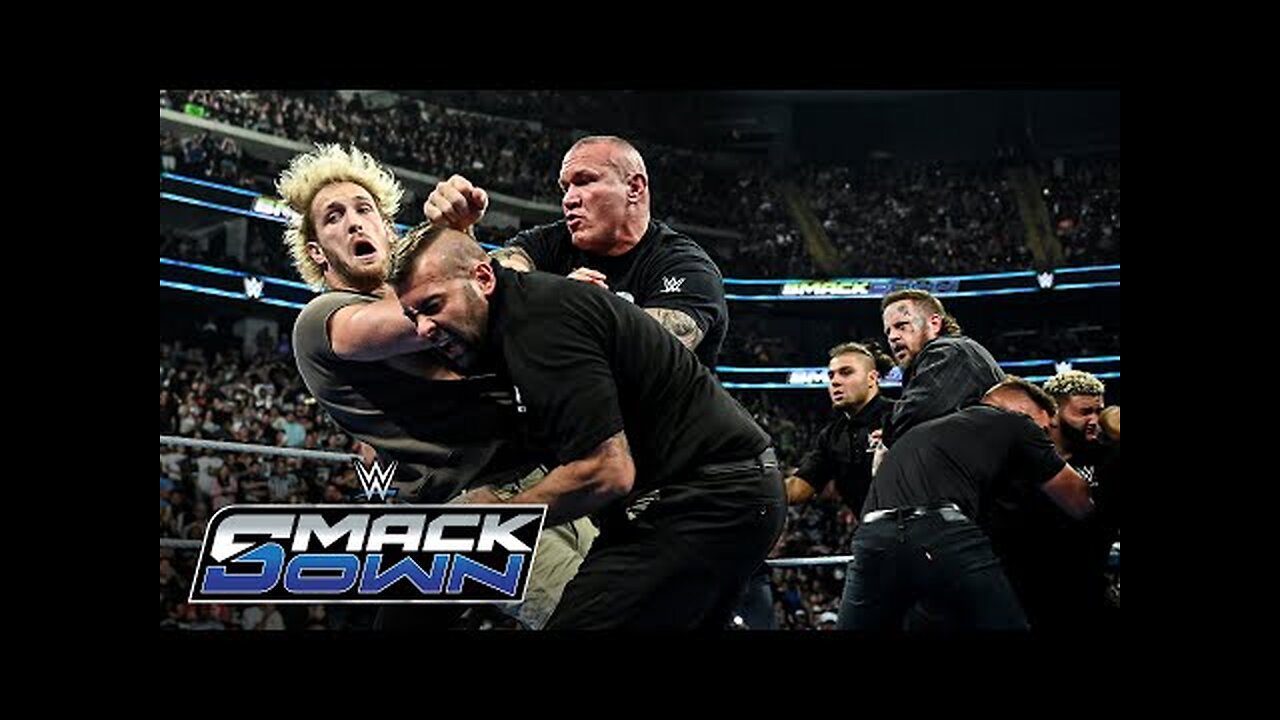 Jelly Roll and Randy Orton brawl with Logan Paul and Drew McIntyre SmackDown, Aug. 1, 2025