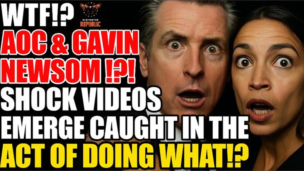 WTF! AOC and Gavin Newsom!? Overnight SHOCK Videos Emerge! Caught in the Act Doing WHAT!?