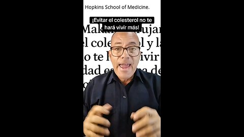 Evitar el colesterol no te hará vivir más
