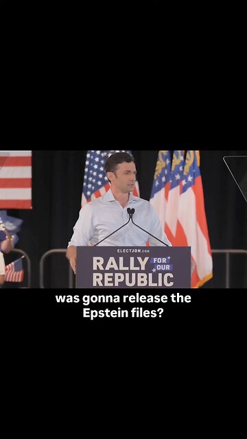 BREAKING: US Senator Jon @ossoff just unloaded on Trump over the Epstein scandal.