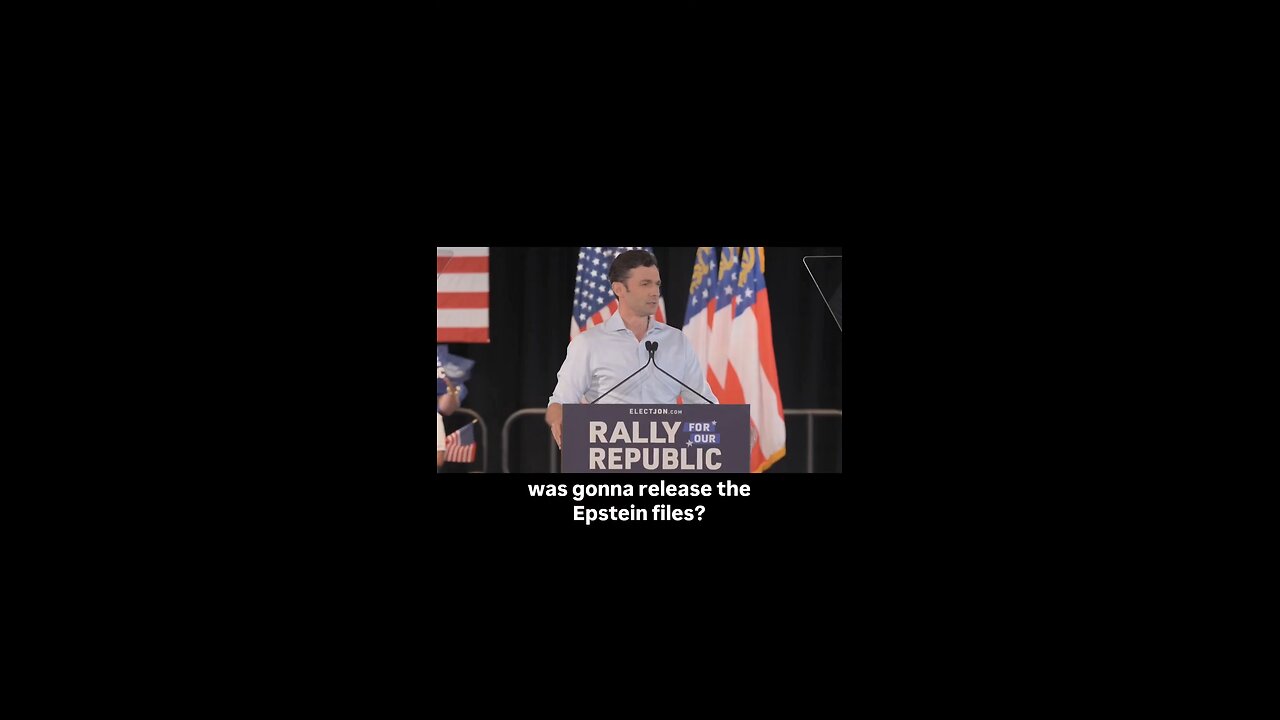 BREAKING: US Senator Jon @ossoff just unloaded on Trump over the Epstein scandal.