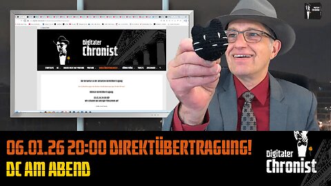 Aufzeichnung vom 06.01.26 Direktübertragung! DC am Abend