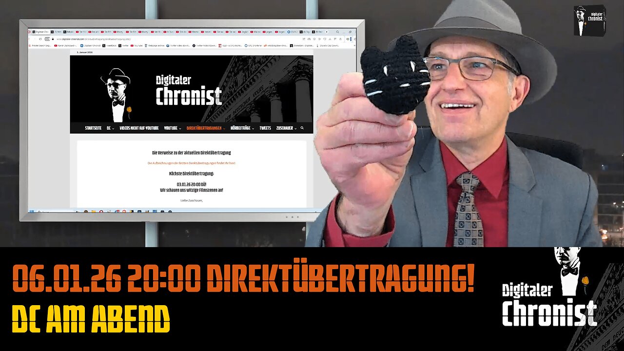 Aufzeichnung vom 06.01.26 Direktübertragung! DC am Abend
