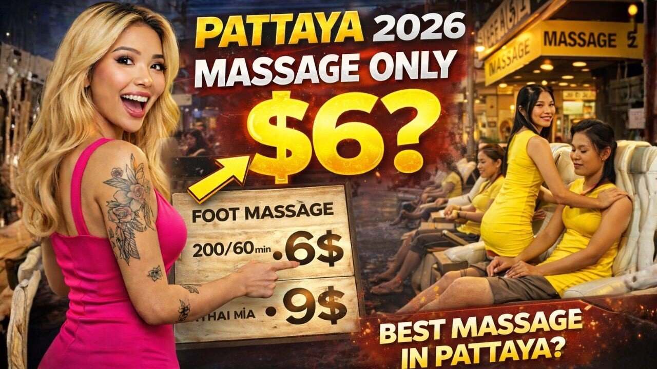 Pattaya Prices Walk | Is Thailand Really This Cheap? (Food, Massage & Markets)