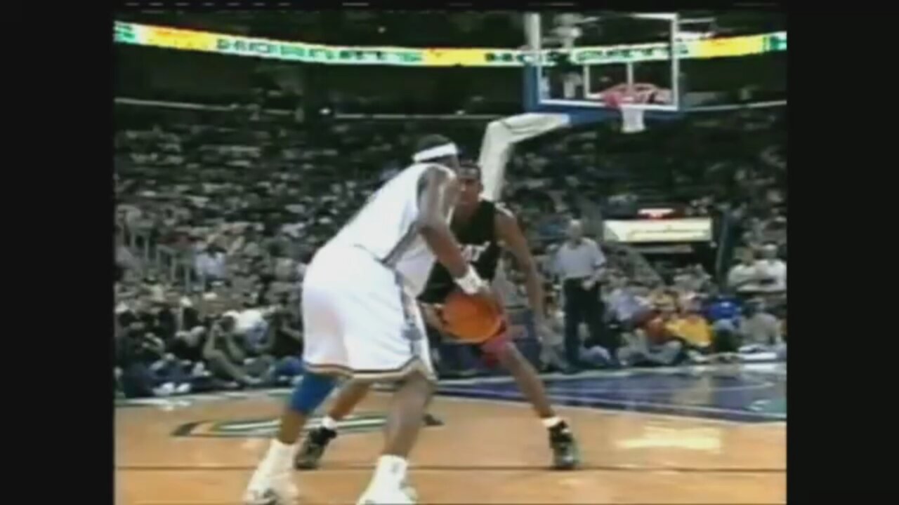 Baron Davis 15 Points 12 Ast Vs. Heat, 2004 Playoffs Game 6.