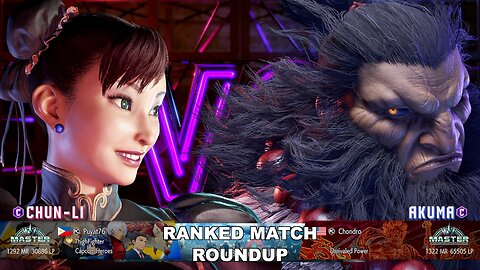 Kuya Kalbo SF6 Ranked Match Roundup. Chun Li Master Rank [Hori Fight Stick]