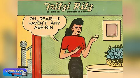 My headache is worse than ever, Fritzi Ritz and Phil Fumble By Ernie Bushmiller