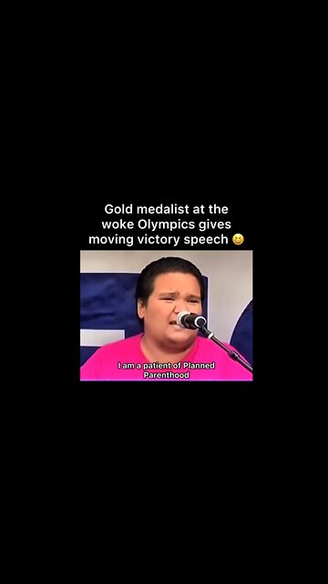 MARXIST COMMIE LIBTARD GOLD MEDALIST AT THE WOKE OLYMPIICS GIVES MOVING VICTORY SPEECH 🤣😂🤣