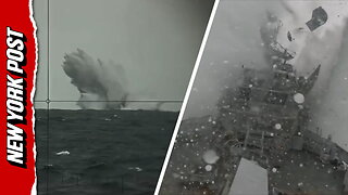 Ship gets obliterated by torpedo strike during NATO exercise