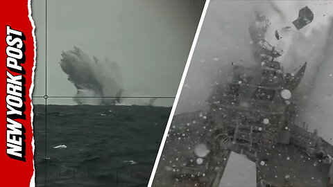 Ship gets obliterated by torpedo strike during NATO exercise