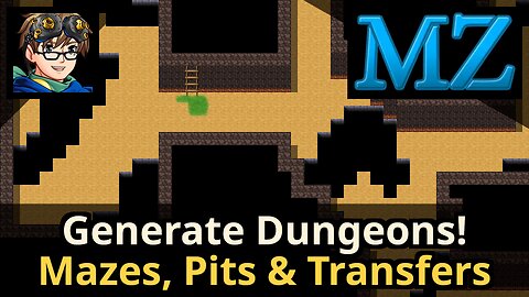 How to Easily Create Dungeon Maps and Pits! RPG Maker MZ - MZ 101 Lesson 6