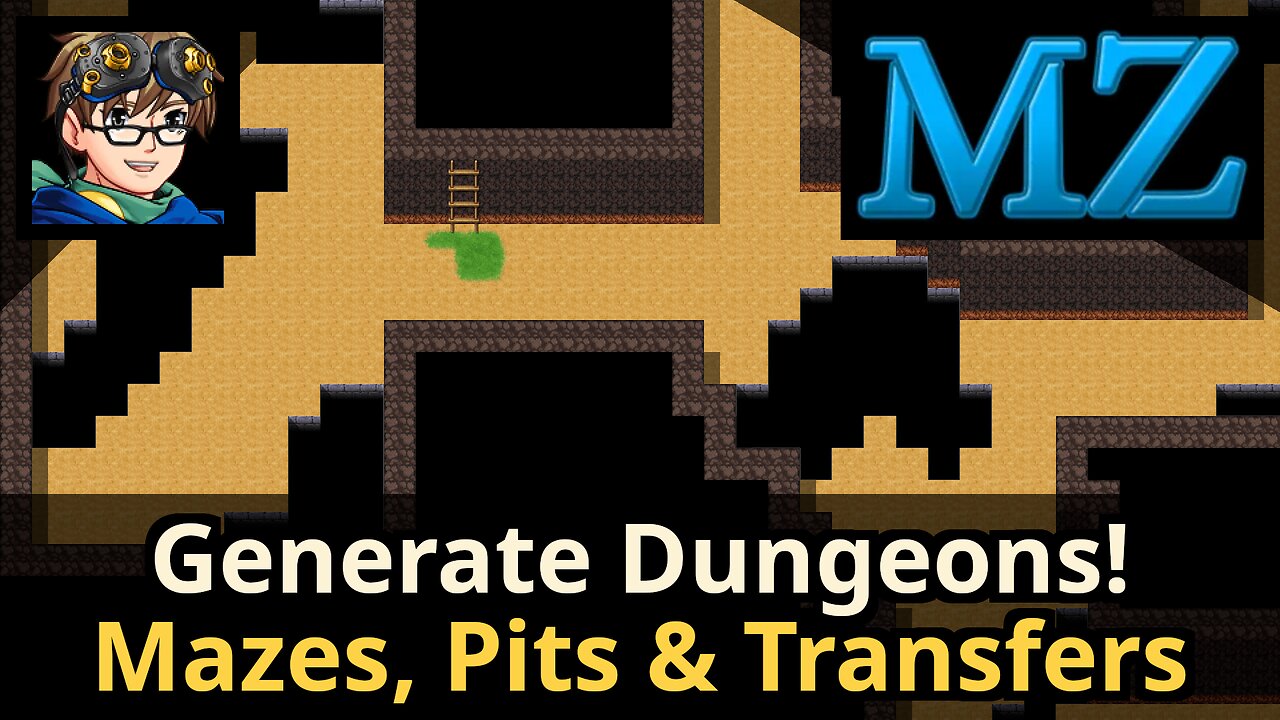 How to Easily Create Dungeon Maps and Pits! RPG Maker MZ - MZ 101 Lesson 6