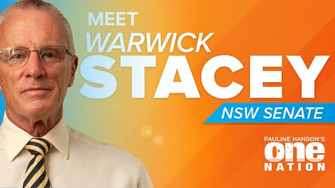 🇦🇺 Meet Warwick Stacey: Military Vet Turned One Nation Candidate!