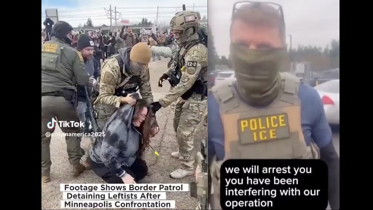 A Mentally deranged Immigration and Customs Enforcement (ICE)