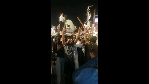 Imran Khan's Superfan Goes Full Dance Mode at the Rally.