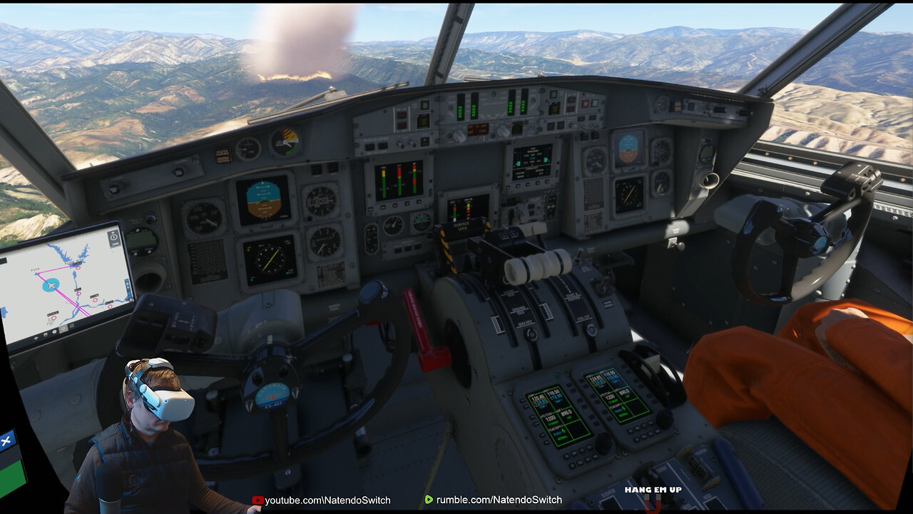 MSFS 2024 VR - Career - LA Fires! CL-415 Bombardier Flight / Crash!