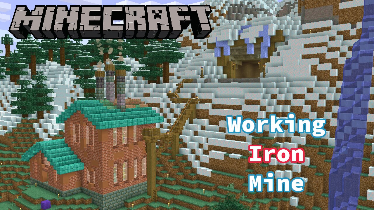 I built a working Iron Mine in Minecraft: Let's Play