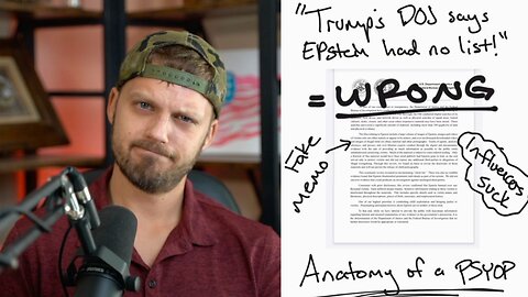 Too many inflooencers falling for the obviously fake "FBI Epstein Memo"