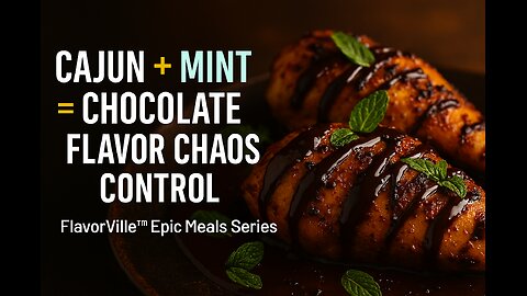 🔥 Cajun Mint Chocolate Chicken | FlavorVille™ Epic Meals Series