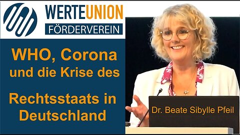 " 5 JAHRE CORONA UND WAS NOCH KOMMT : 'WISSENSCHAFT', (UN-)RECHT UND WIDERSTAND " - Dr. Beate Pfeil