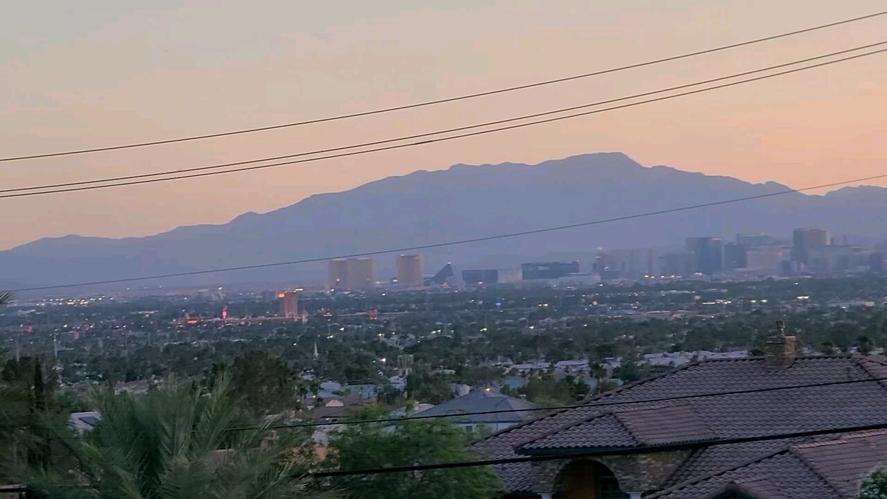 Did you SEE tonight's Las Vegas sunset? Check THIS out! 06.16.2025 #follow #lasvegas #travel #gaming