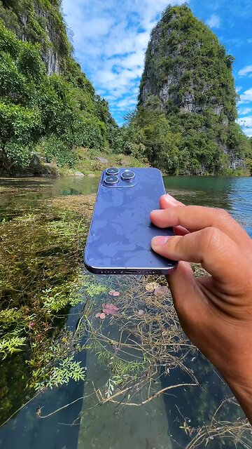 Iphone Camera Testing under water satisfaction video new