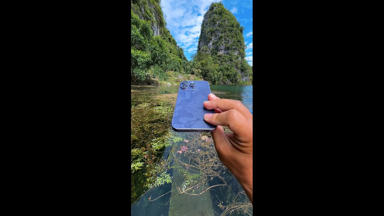Iphone Camera Testing under water satisfaction video new