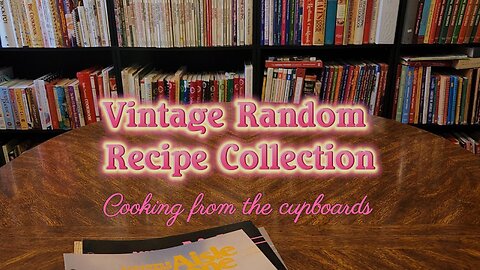 Vintage Random Recipe Collection