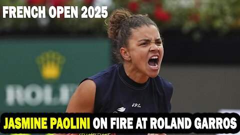 Jasmine Paolini’s Breakout Moment at French Open 2025 | Roland Garros Day 8 Highlights | NEWSDRIFT