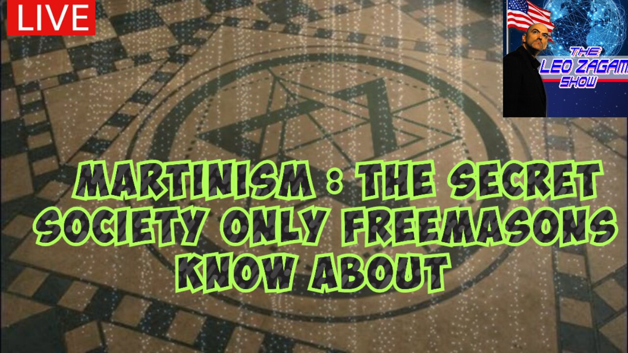 MARTINISM : THE SECRET SOCIETY ONLY FREEMASONS KNOW ABOUT