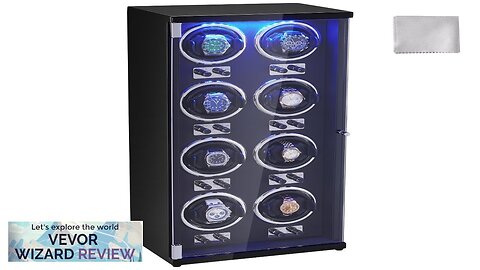 VEVOR Watch Winder Watch Winder for 8 Men's and Women's Automatic Watches Review