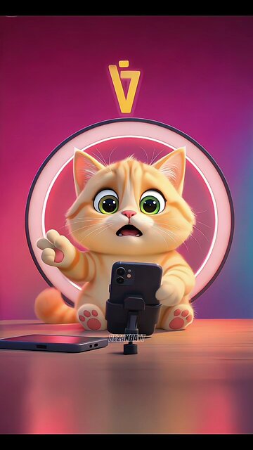 😹 Cats want to be influencers! 📸✨