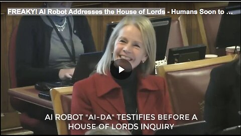 "AI Robot Speaks at the House of Lords: A Bizarre Encounter"