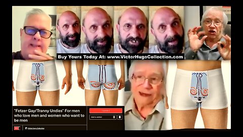 Closeted Homosexual Jim Fetzer Herpes Russ Winter Alleged Pedophile Joachim Hagopian Inspire Undies