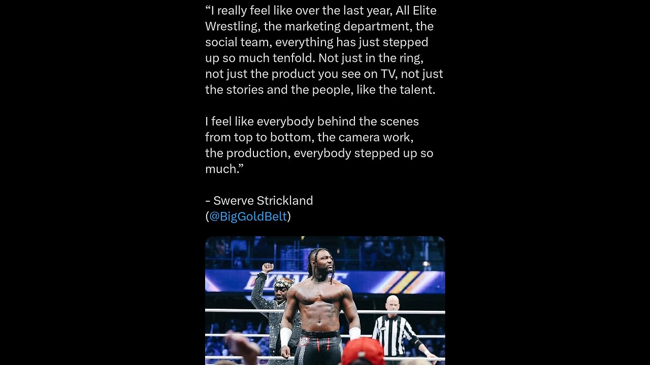 Swerve Strickland Is LYING About AEW! #shorts