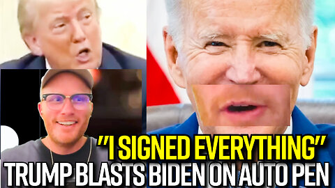 JOE BIDEN'S AutoPEN SCANDAL is SWEEPING THE NEWS