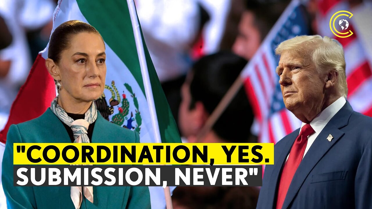 Trump’s Migrant Ad Sparks Uproar in Mexico, Sheinbaum Vows To Ban "Foreign Propaganda" | CLRCUT