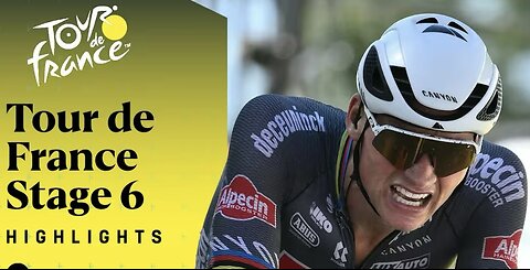 CYCLING MASTERPIECE👏 | Men’s Tour de France Stage 6 Race Highlights