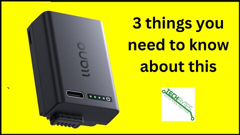3 Things to know about the llano Aurora USB-C EN-EL25 Battery for Nikon Z50 II, Z50, Z30
