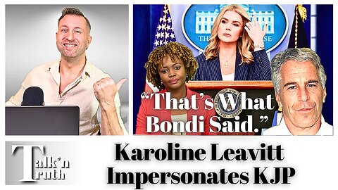 Karoline Leavitt Gaslights People Like KJP Over Pam Bondi's Epstein List Comments