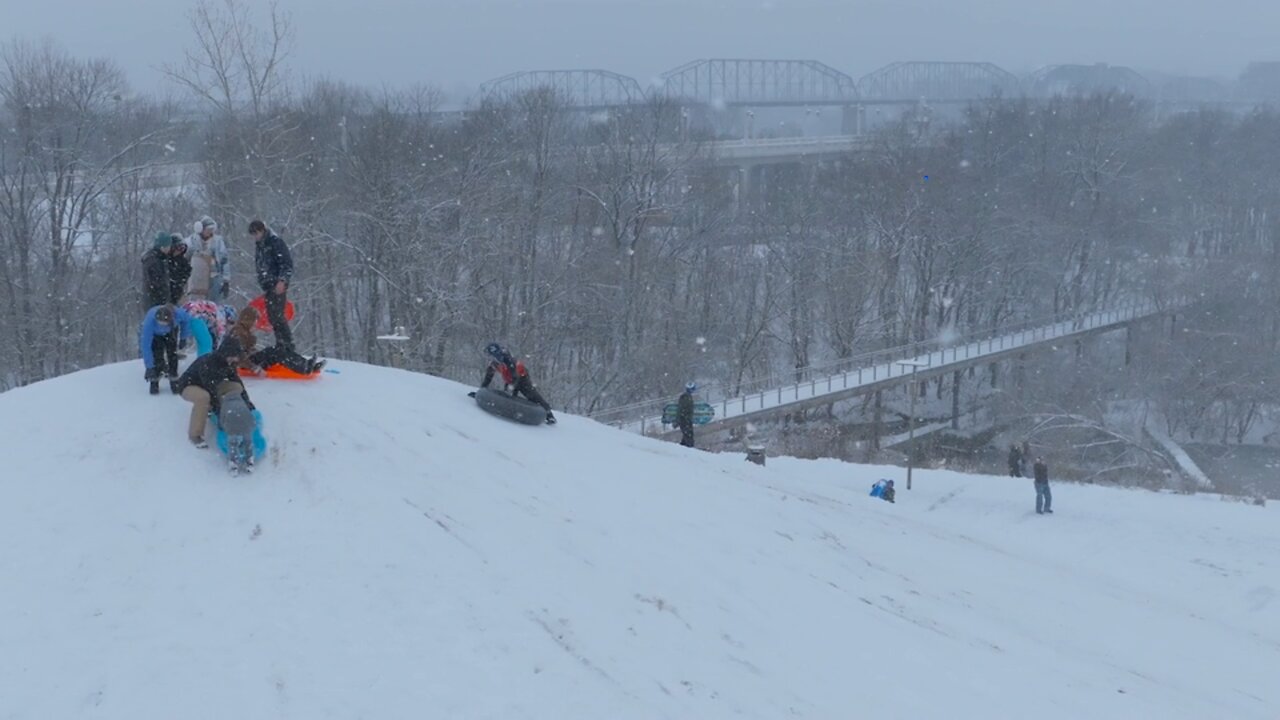 Having SNOW Much Fun Sledding Highlights