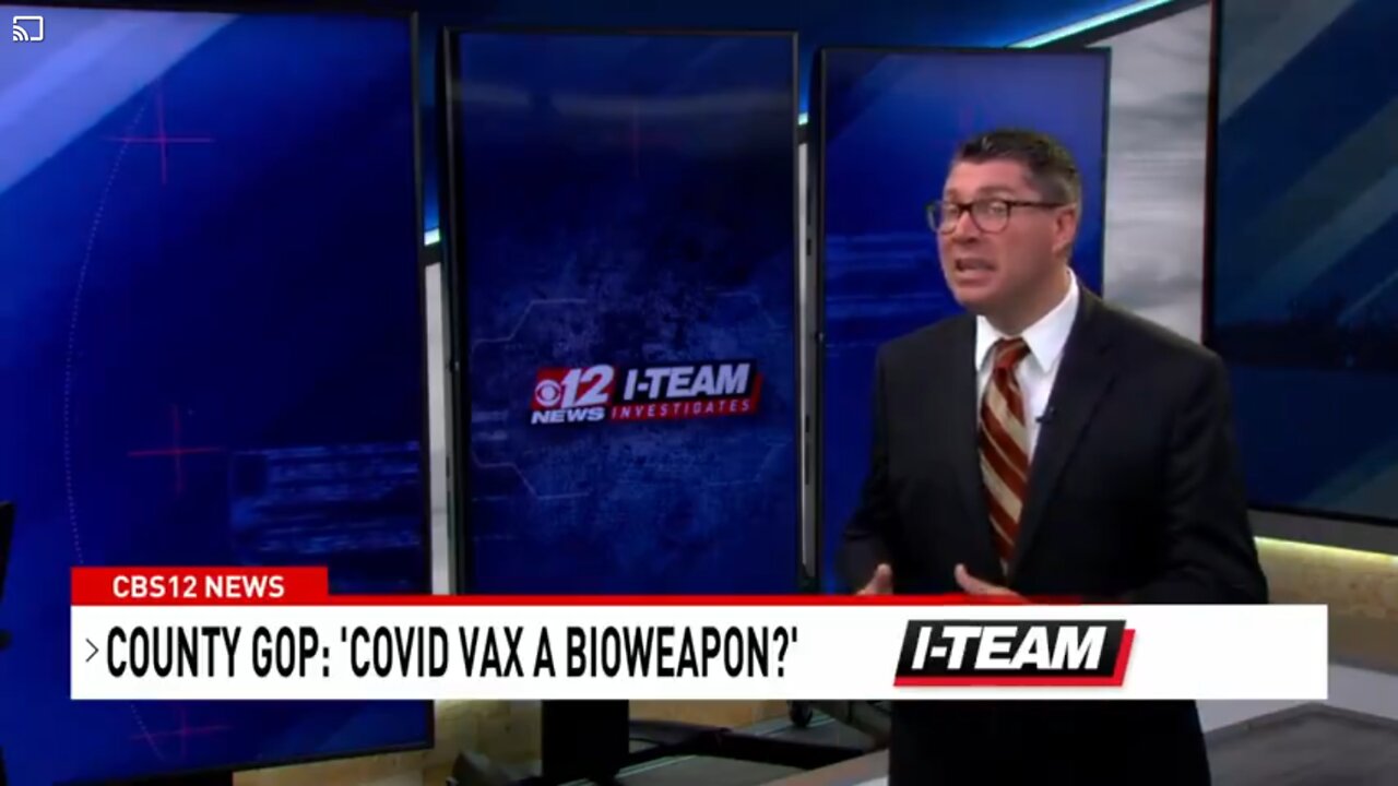 CBS12 News Refer to the Covid Vaccine as a Possible Bioweapon
