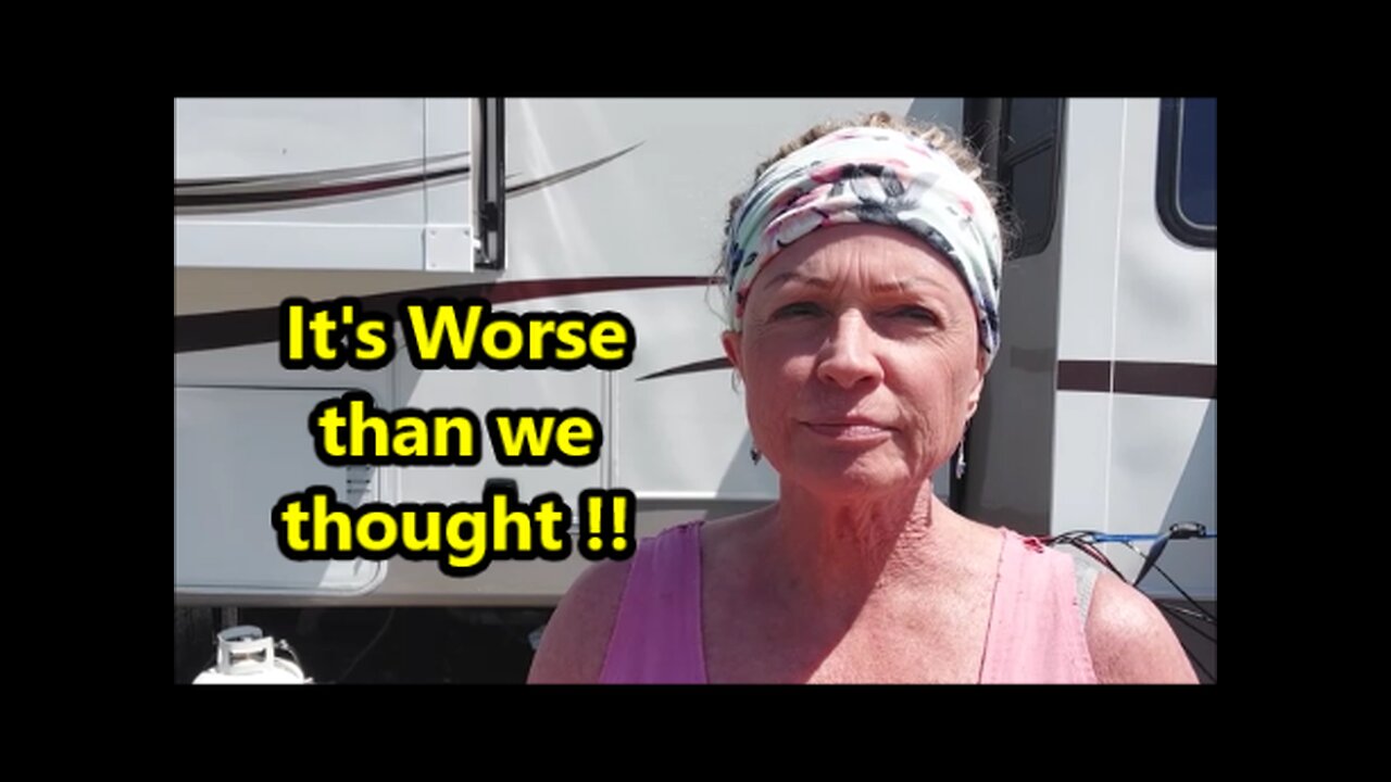 Water has been Coming in from the OUTSIDE of the Camper Bumpout !! | Mold Update | Peeper Update